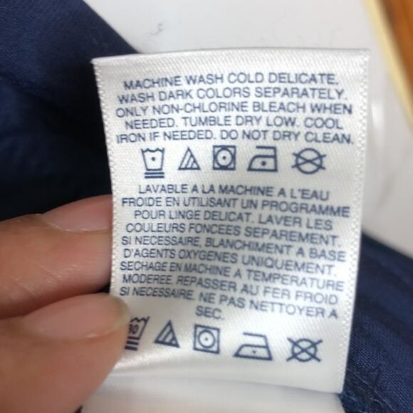 NWT Lands End Womens Fleece Jacket Lightweight Navy Blue M MEDIUM - Picture 10 of 11